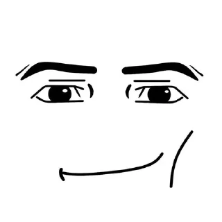 Sticker from roblox face | @emzzxc