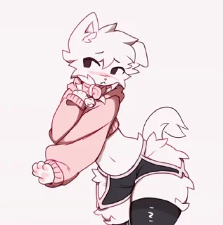 Sticker from Фурри