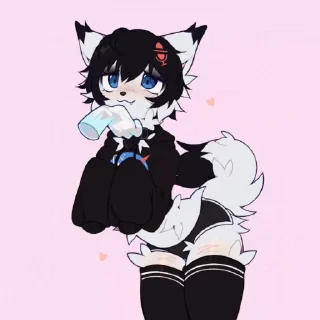 Sticker from Фурри