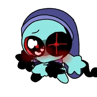 Sticker from Dandy's World silly twisteds.