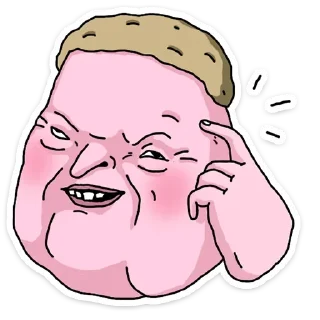 🤔 emoji ШКЯ ДВА :: @TgSticker Telegram sticker 11 of 40