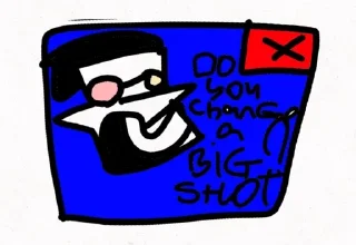 😵‍💫 emoji SpAmT0N BIG SHOT Telegram sticker 8 of 18