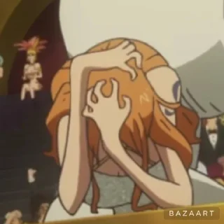 😖 emoji ONE PIECE GOLD Telegram sticker 8 of 45