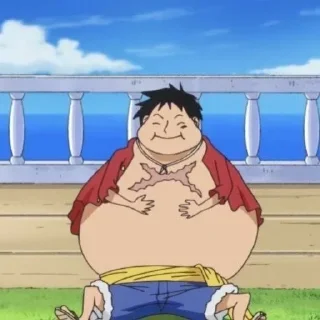 Sticker from One piece!! By @lukylqwq