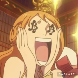 🤑 emoji ONE PIECE GOLD Telegram sticker 13 of 45