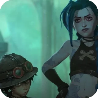 😅 emoji Jinx And Isha 💗  @burzum1 Telegram sticker 8 of 59