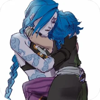 ❤ emoji Jinx And Isha 💗  @burzum1 Telegram sticker 6 of 59