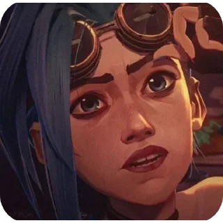 ❄ emoji Джинкс/Паудер Telegram sticker 22 of 120
