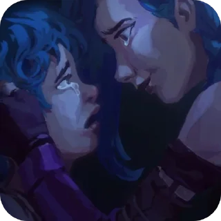 😭 emoji Jinx And Isha 💗  @burzum1 Telegram sticker 15 of 59