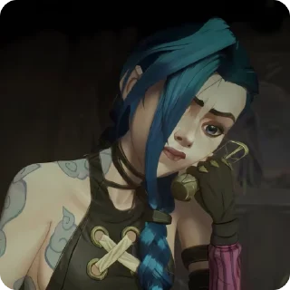 Sticker from Джинкс || аркейн @ffyuhci