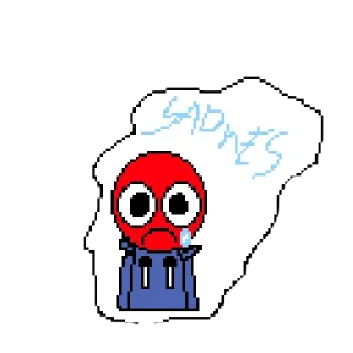 😢 emoji R and W :: @..... ......... Telegram sticker 4 of 35