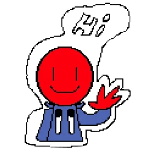 ✋ emoji R and W :: @..... ......... Telegram sticker 2 of 35