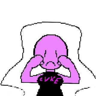 ☹ emoji R and W :: @..... ......... Telegram sticker 21 of 35