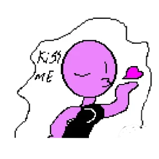 😘 emoji R and W :: @..... ......... Telegram sticker 17 of 35