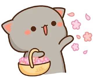 🌼 emoji Peach and Goma by Vasim Telegram sticker 6 of 120