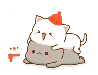 ⛄️ emoji Peach and Goma by Vasim Telegram sticker 19 of 120