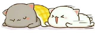 😜 emoji Peach and Goma by Vasim Telegram sticker 11 of 120
