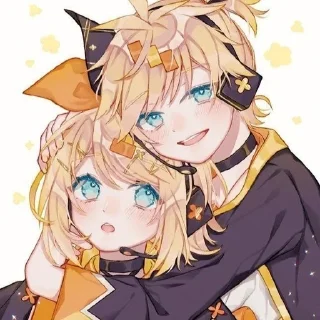 🍊 emoji ✷рин и лен✷ Telegram sticker 13 of 55