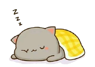 😴 emoji Peach and Goma by Vasim Telegram sticker 10 of 120