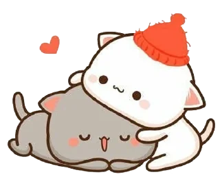 ❤️ emoji Peach and Goma by Vasim Telegram sticker 18 of 120