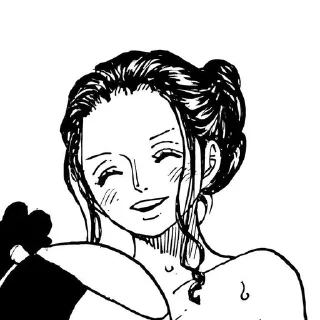 💋 emoji •°•~✋🏻Nico Robin~•°• Telegram sticker 13 of 47