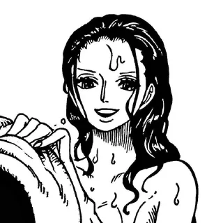 💋 emoji •°•~✋🏻Nico Robin~•°• Telegram sticker 20 of 47