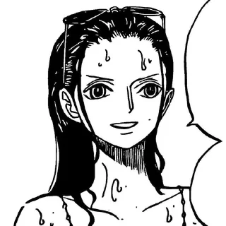 💋 emoji •°•~✋🏻Nico Robin~•°• Telegram sticker 14 of 47