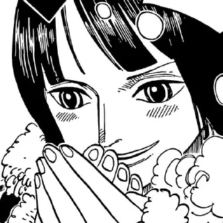 💋 emoji •°•~✋🏻Nico Robin~•°• Telegram sticker 5 of 47