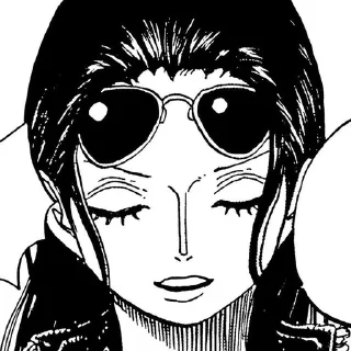 💋 emoji •°•~✋🏻Nico Robin~•°• Telegram sticker 15 of 47