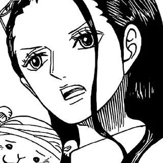 💋 emoji •°•~✋🏻Nico Robin~•°• Telegram sticker 18 of 47