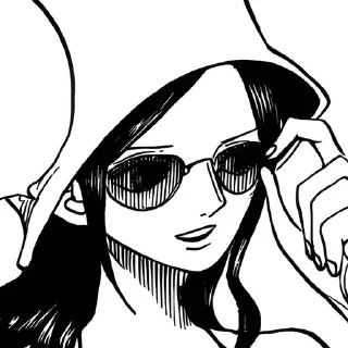 💋 emoji •°•~✋🏻Nico Robin~•°• Telegram sticker 21 of 47