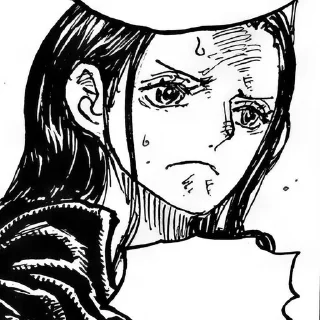 💋 emoji •°•~✋🏻Nico Robin~•°• Telegram sticker 24 of 47