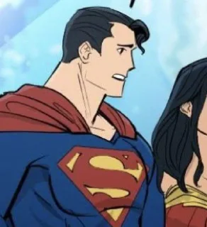 😟 emoji Superman Telegram sticker 7 of 18