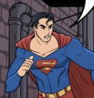 😠 emoji Superman Telegram sticker 11 of 18