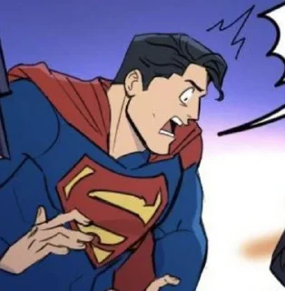 😱 emoji Superman Telegram sticker 10 of 18