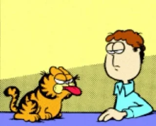 Sticker from Garfield