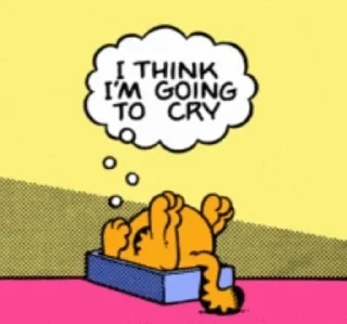 Sticker from Garfield
