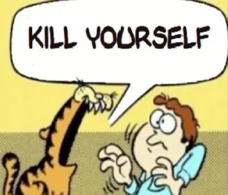Sticker from Garfield