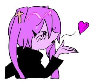⭐ emoji ୨୧  ˚ ₊  девочка  ⊹ . ໒꒱ @cute_stickers_emoji Telegram sticker 10 of 40
