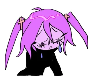 ⭐ emoji ୨୧  ˚ ₊  девочка  ⊹ . ໒꒱ @cute_stickers_emoji Telegram sticker 21 of 40