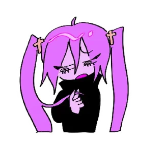 ⭐ emoji ୨୧  ˚ ₊  девочка  ⊹ . ໒꒱ @cute_stickers_emoji Telegram sticker 22 of 40