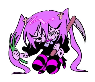 ⭐ emoji ୨୧  ˚ ₊  девочка  ⊹ . ໒꒱ @cute_stickers_emoji Telegram sticker 13 of 40