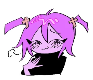 ⭐ emoji ୨୧  ˚ ₊  девочка  ⊹ . ໒꒱ @cute_stickers_emoji Telegram sticker 23 of 40