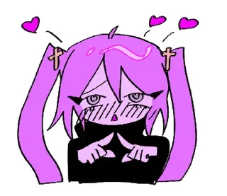 ⭐ emoji ୨୧  ˚ ₊  девочка  ⊹ . ໒꒱ @cute_stickers_emoji Telegram sticker 4 of 40