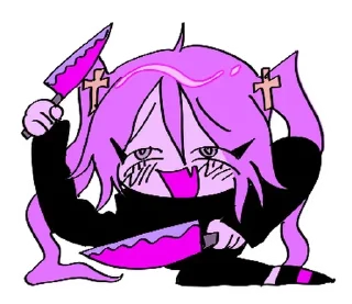 ⭐ emoji ୨୧  ˚ ₊  девочка  ⊹ . ໒꒱ @cute_stickers_emoji Telegram sticker 11 of 40