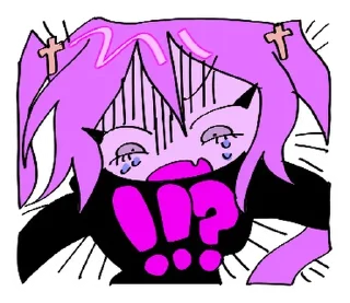 ⭐ emoji ୨୧  ˚ ₊  девочка  ⊹ . ໒꒱ @cute_stickers_emoji Telegram sticker 17 of 40