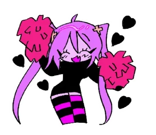 ⭐ emoji ୨୧  ˚ ₊  девочка  ⊹ . ໒꒱ @cute_stickers_emoji Telegram sticker 5 of 40