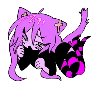 ⭐ emoji ୨୧  ˚ ₊  девочка  ⊹ . ໒꒱ @cute_stickers_emoji Telegram sticker 2 of 40