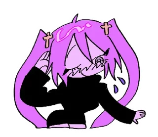 ⭐ emoji ୨୧  ˚ ₊  девочка  ⊹ . ໒꒱ @cute_stickers_emoji Telegram sticker 20 of 40
