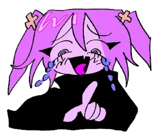 ⭐ emoji ୨୧  ˚ ₊  девочка  ⊹ . ໒꒱ @cute_stickers_emoji Telegram sticker 12 of 40
